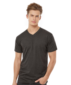 Tultex Men's Poly-Rich V-Neck T-Shirt - 207