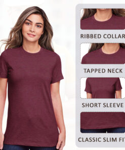 Alternative view of Gildan Women's Softstyle CVC T-Shirt - 64001LCVC