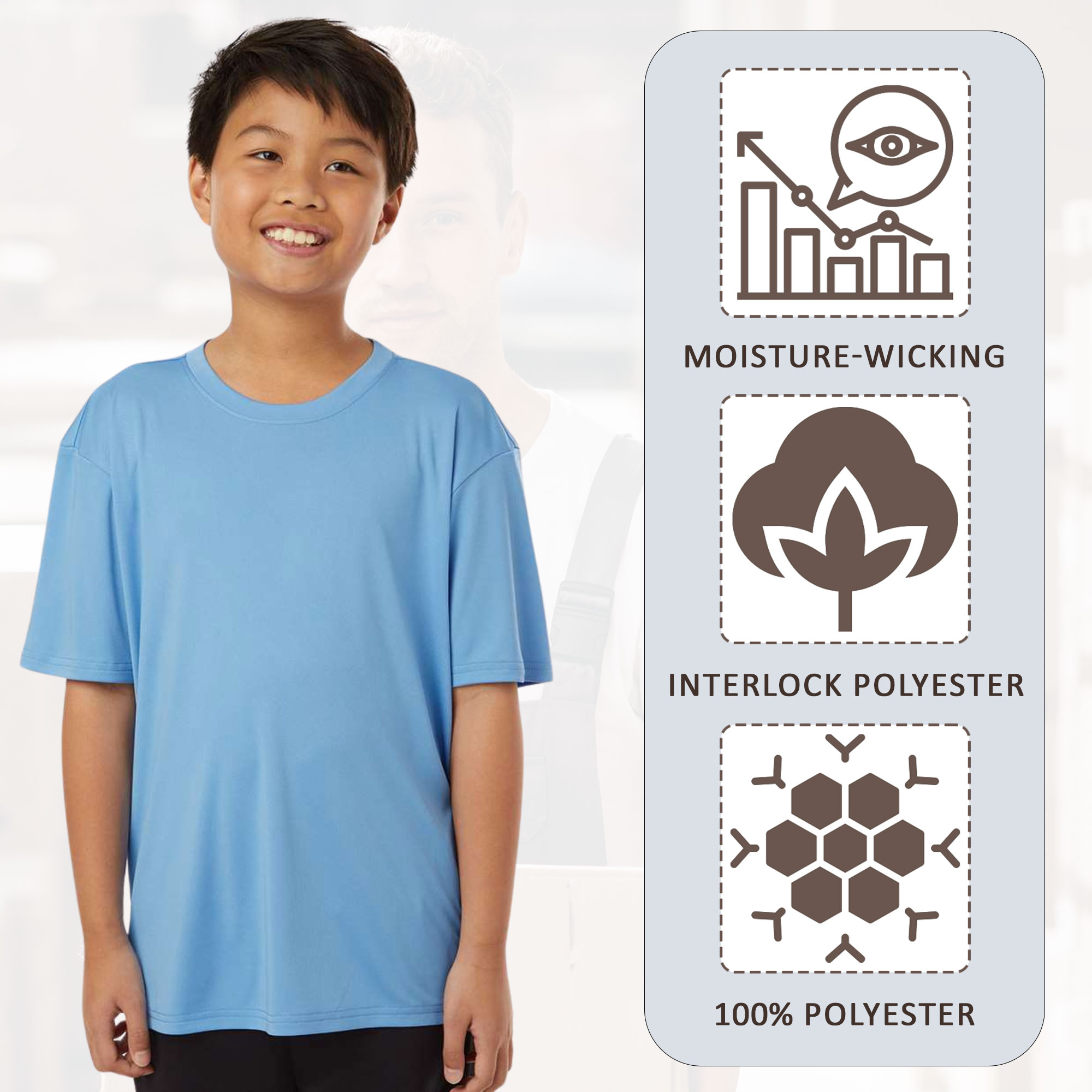 AllPro Youth Pro-Lock Performance T-Shirt - Image 3