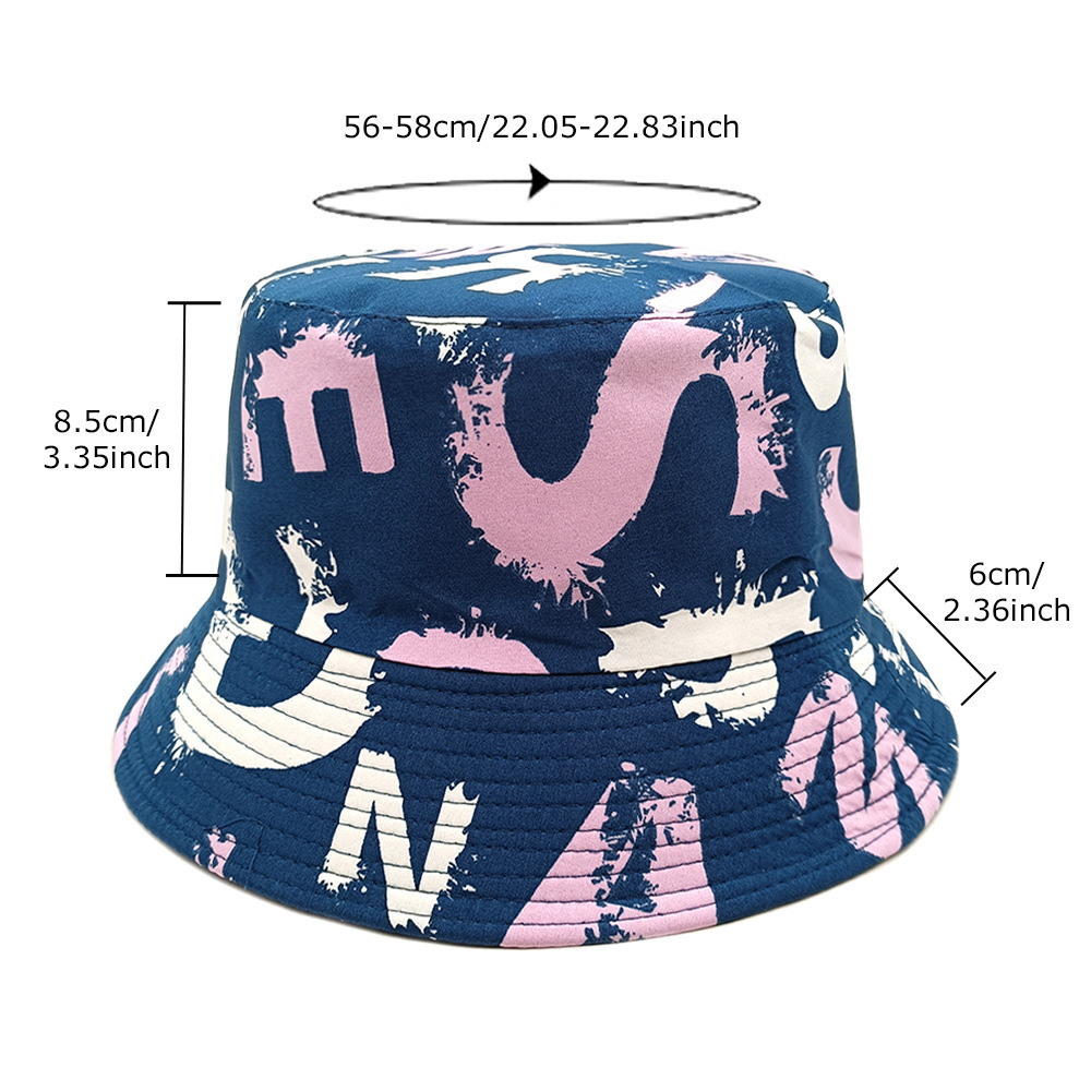 Versatile Couple Double-sided Sun-proof Basin Hat Casual Hat - Image 4