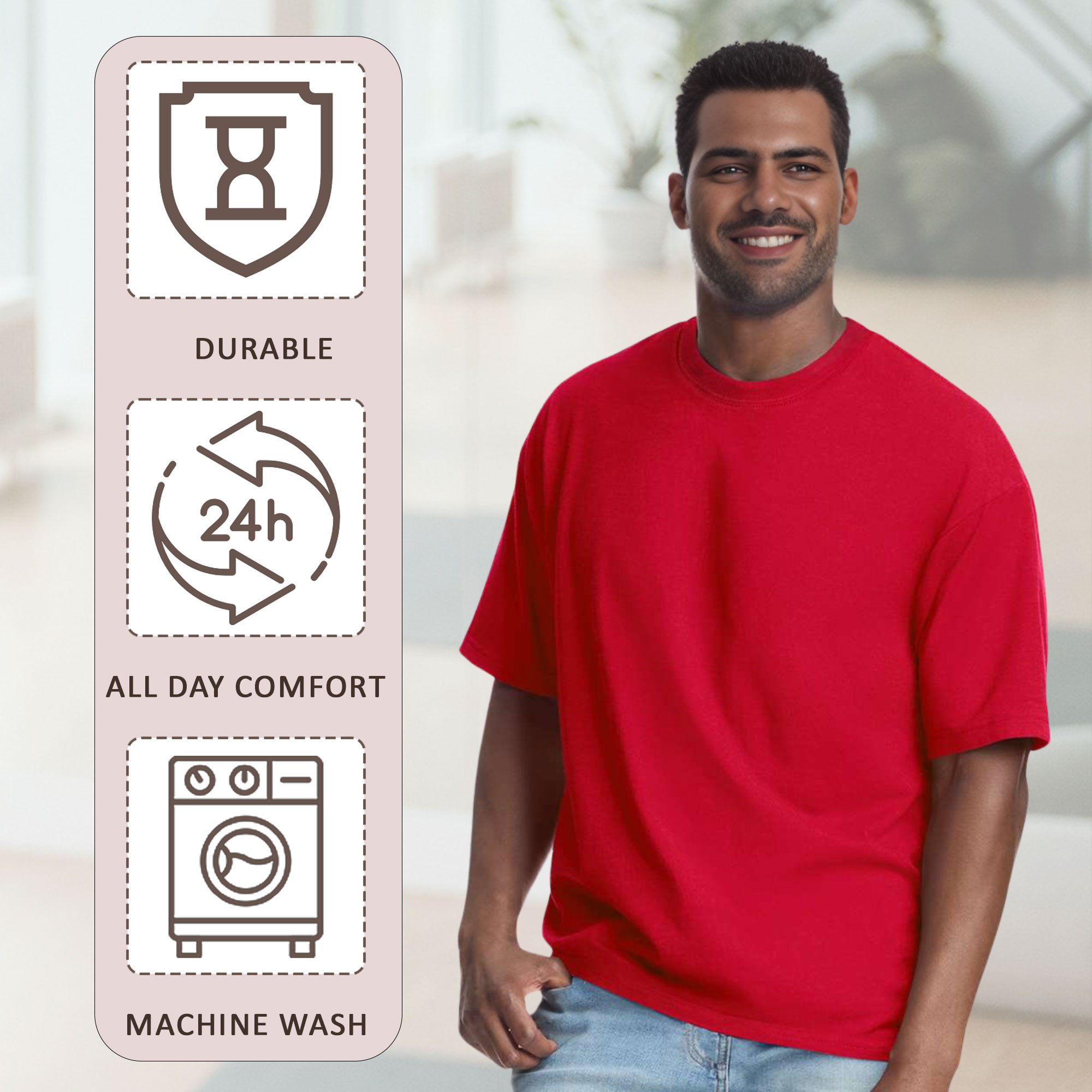 Gildan Unisex Hammer Maxweight T-Shirt - Image 4