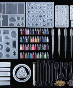 277 pieces of DIY jewelry pendant making geometric mould