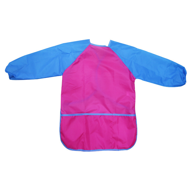 Aprons Learning Education Interesting Toys Waterproof Painting Apron Portable Children Smock Long Sleeve - Image 10