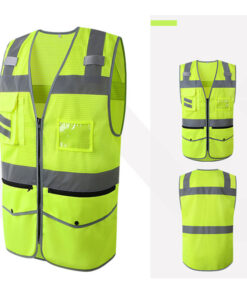Reflective vest summer breathable mesh reflective clothing