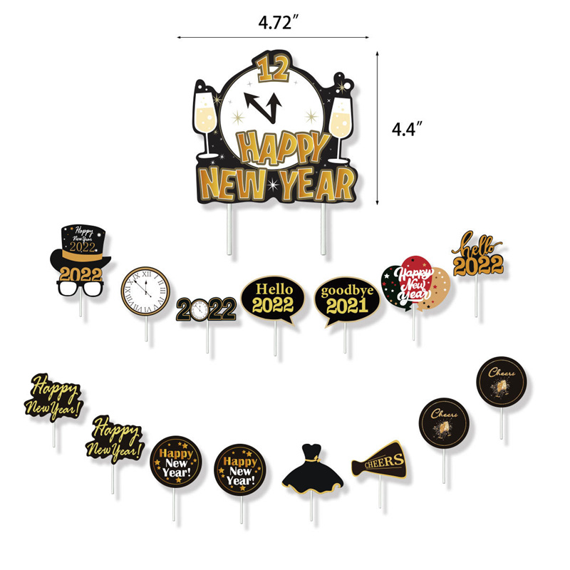 Decorative Balloons Banners And Happy New Year Set For The New Year Party In - Image 4