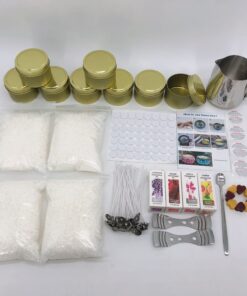 Aromatherapy Candle-Making Kit DIY Tinplate Candle Supplies