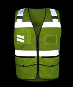 Alternative view of Reflective vest summer breathable mesh reflective clothing