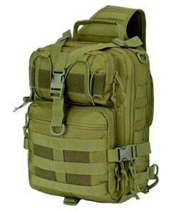 15L Unisex Medium Sling Shoulder Bag MOLLE Outdoor Daypack Backpack