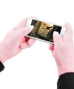 Alternative view of Unisex Winter Knit Gloves Touchscreen Outdoor Windproof Cycling Skiing Warm Gloves