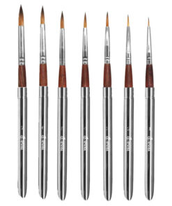 Alternative view of Round Head Hook Line Brush Oil Painting Drawing Line Pen