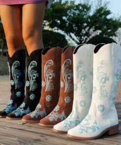 Plus Size High Cylinder Below The Knee Boots