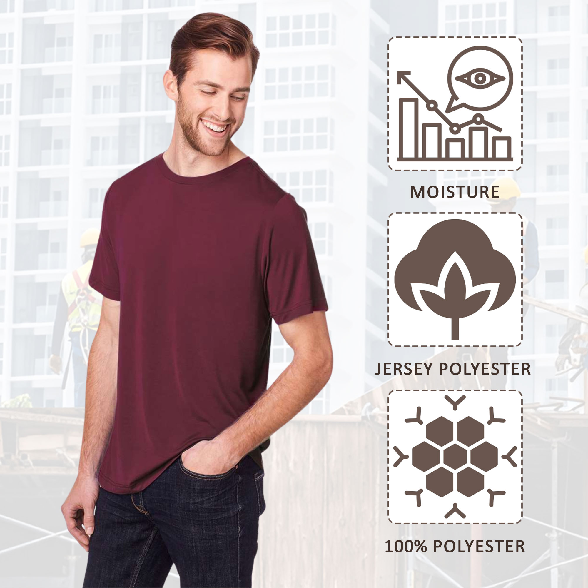 CORE365 Unisex Fusion ChromaSoft Performance T-Shirt - Image 5