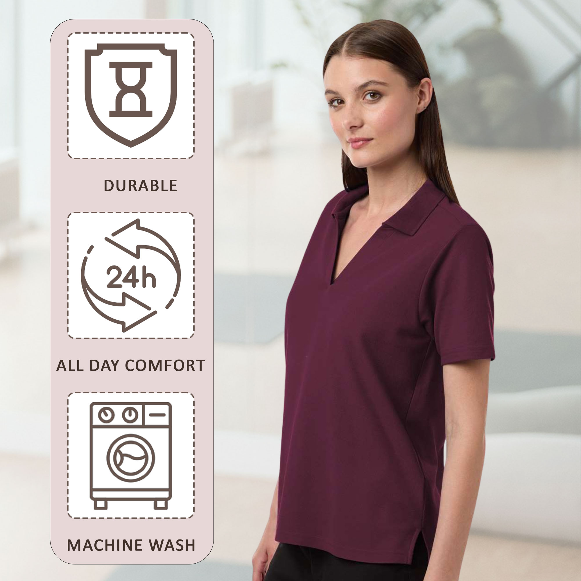 CORE365 Women's Resolve CVC Performance Pique Polo - Image 6