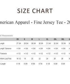 Alternative view of American Apparel Unisex Fine Jersey Tee
