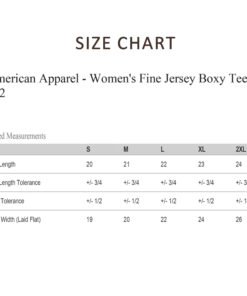Alternative view of American Apparel Women's Fine Jersey Boxy Tee