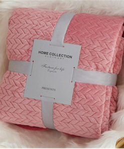 Solid Color Flannel Wheat Grain Blanket Children's Blankets