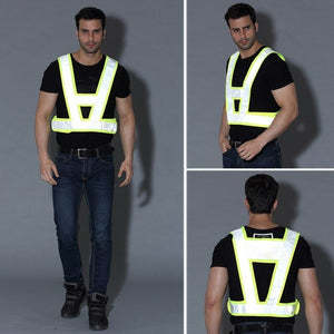 V-shaped Reflective Vest Safety Reflective Warning - Image 5