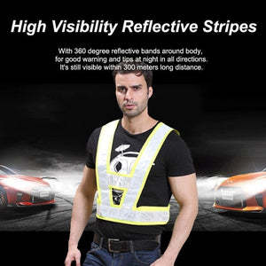 V-shaped Reflective Vest Safety Reflective Warning - Image 4