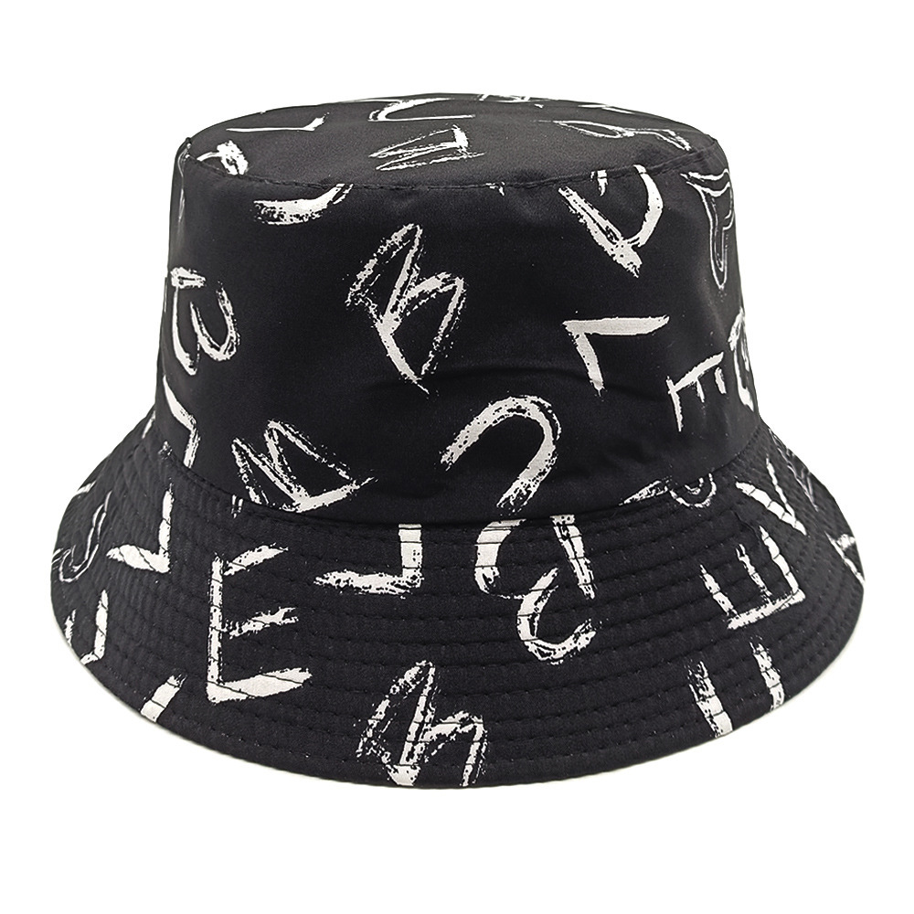 Love Letter Pattern Digital Printing Bucket Hat - Image 6