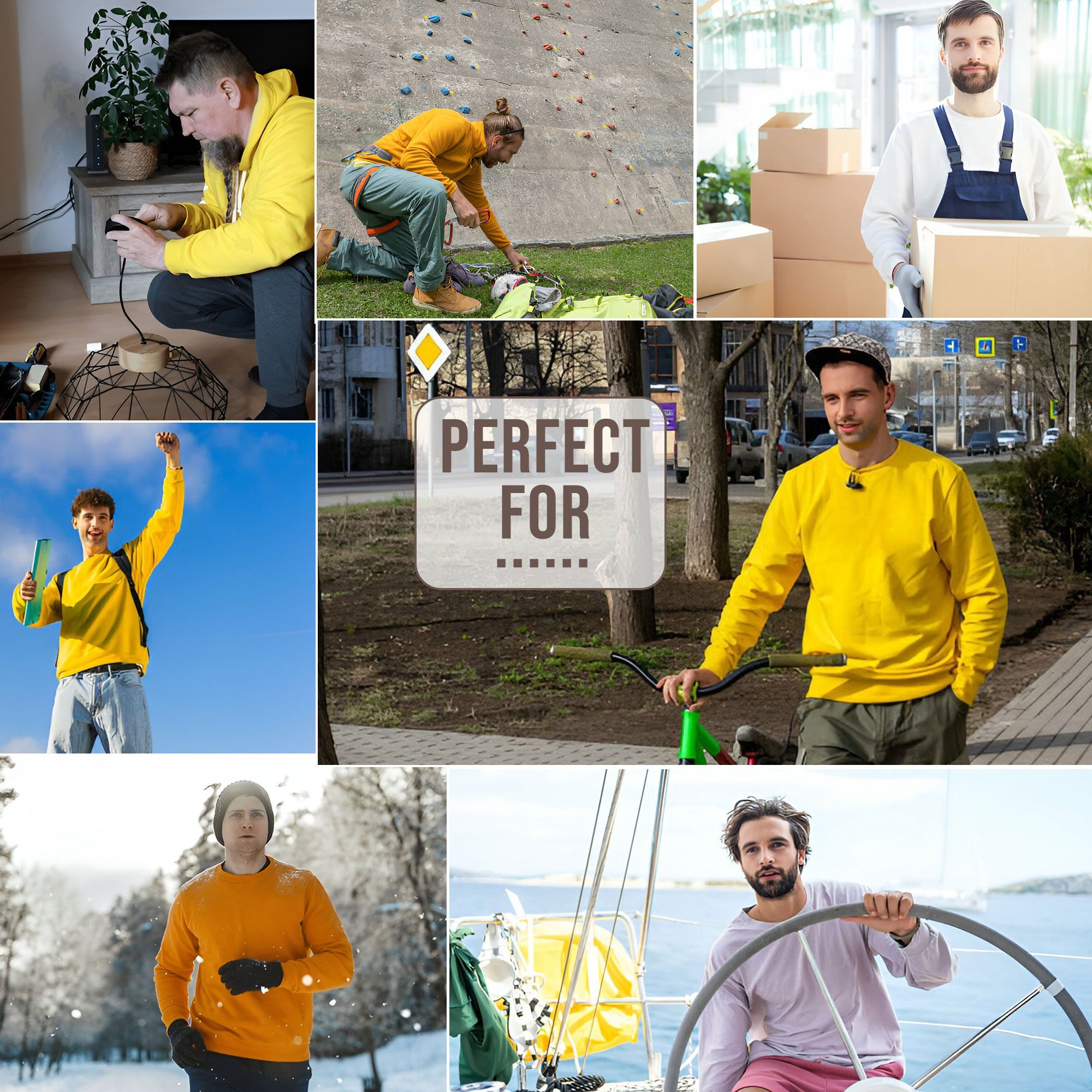 Gildan Men's Heavy Blend Crewneck Sweatshirt - 18000 - Image 8