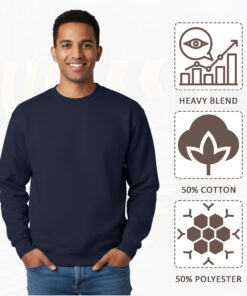 Alternative view of Gildan Unisex Heavy Blend Crewneck Sweatshirt - 18000