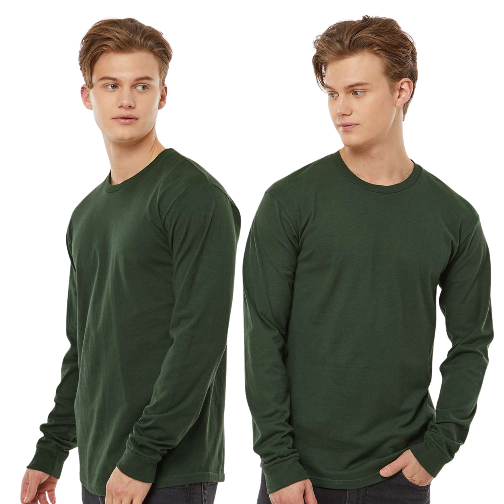 Tultex Men's Heavyweight Jersey Long Sleeve T-Shirt - 291 - Image 2
