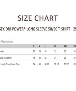 Alternative view of JERZEES Unisex Dri-Power Long Sleeve 50/50 T-Shirt