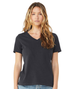 BELLA + CANVAS Women’s Relaxed Jersey V-Neck Tee