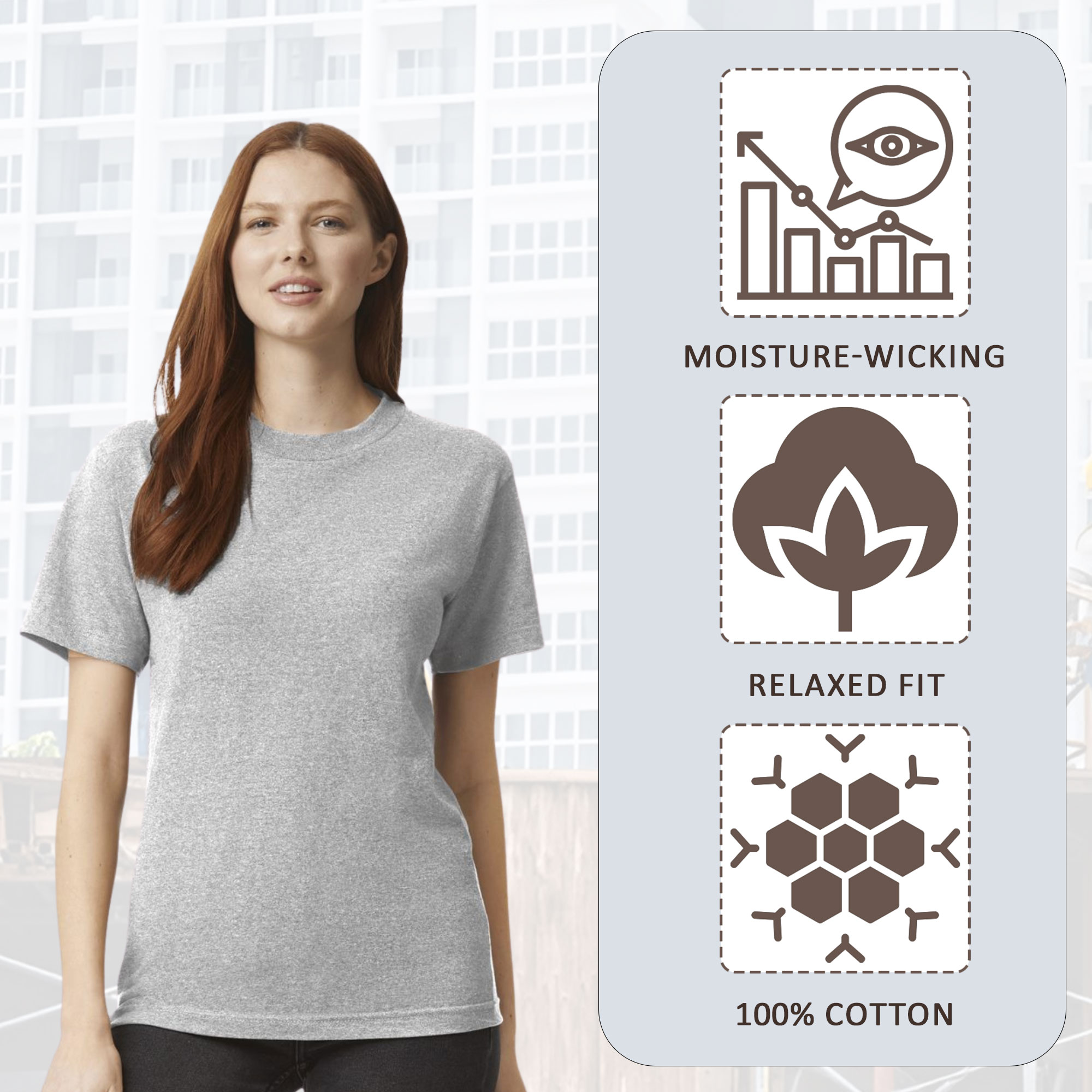 American Apparel Unisex Heavyweight Cotton Tee - Image 6