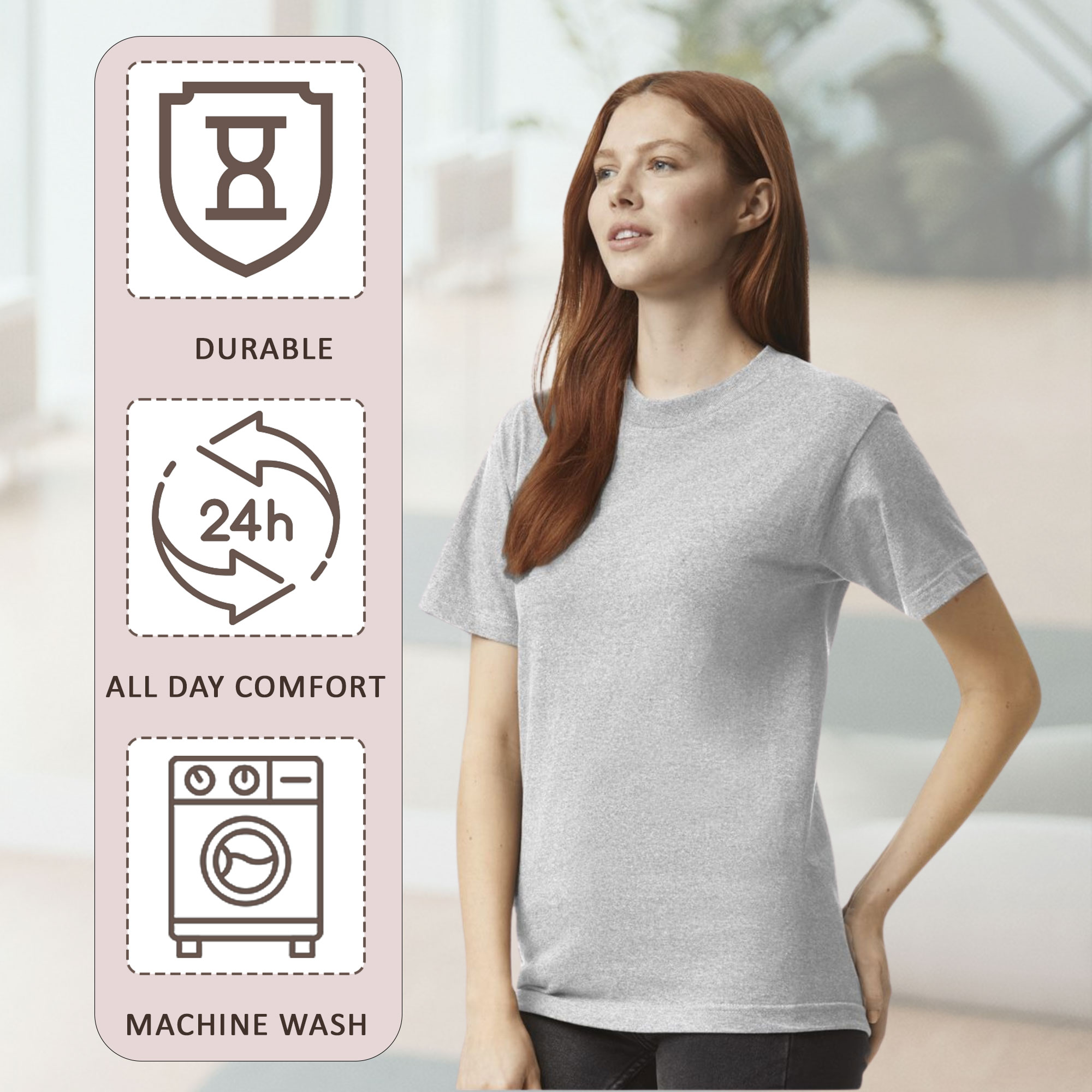 American Apparel Unisex Heavyweight Cotton Tee - Image 7