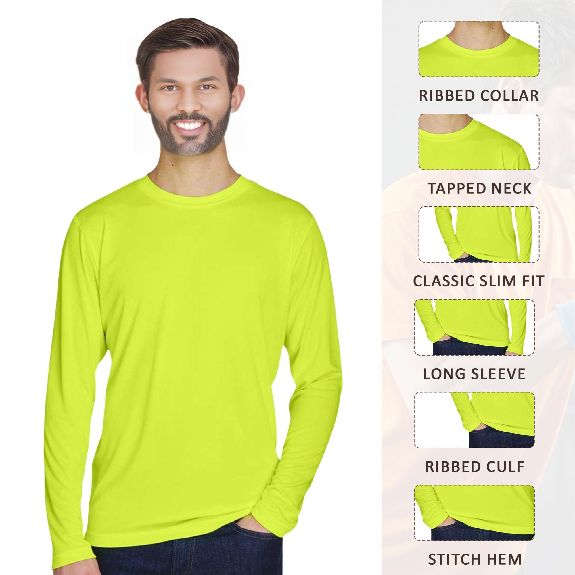 Gildan Men's Heavy Cotton Long Sleeve T-Shirt - Image 7