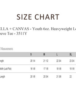 Alternative view of BELLA + CANVAS Youth 6oz. Heavyweight Long Sleeve Tee