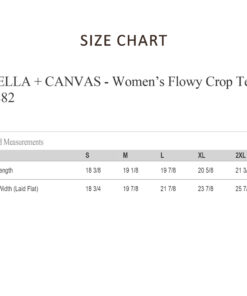 Alternative view of BELLA + CANVAS Women’s Flowy Crop Tee